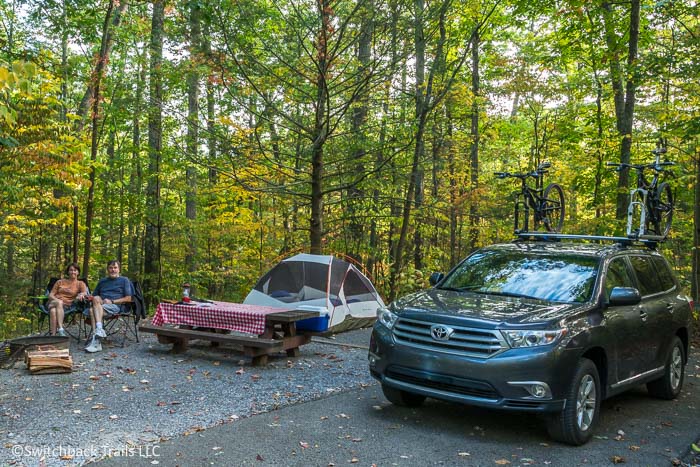 Car Camping with Mountain Bikes Featured Article Image